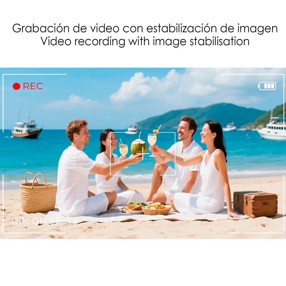 Gafas Inteligentes AIMB-G2 con Lentes Graduadas GRATIS - con Cámara HD 8 MP, Inteligencia Artificial, Traductor en Tiempo Real y 3 Juegos de Lentes