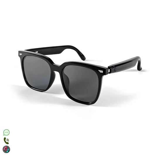 Gafas Inteligentes GS01 con Lentes Graduadas GRATIS - con Llamadas Bluetooth, Asistente de Voz, Control Remoto de Cámara y Reproducción de Música