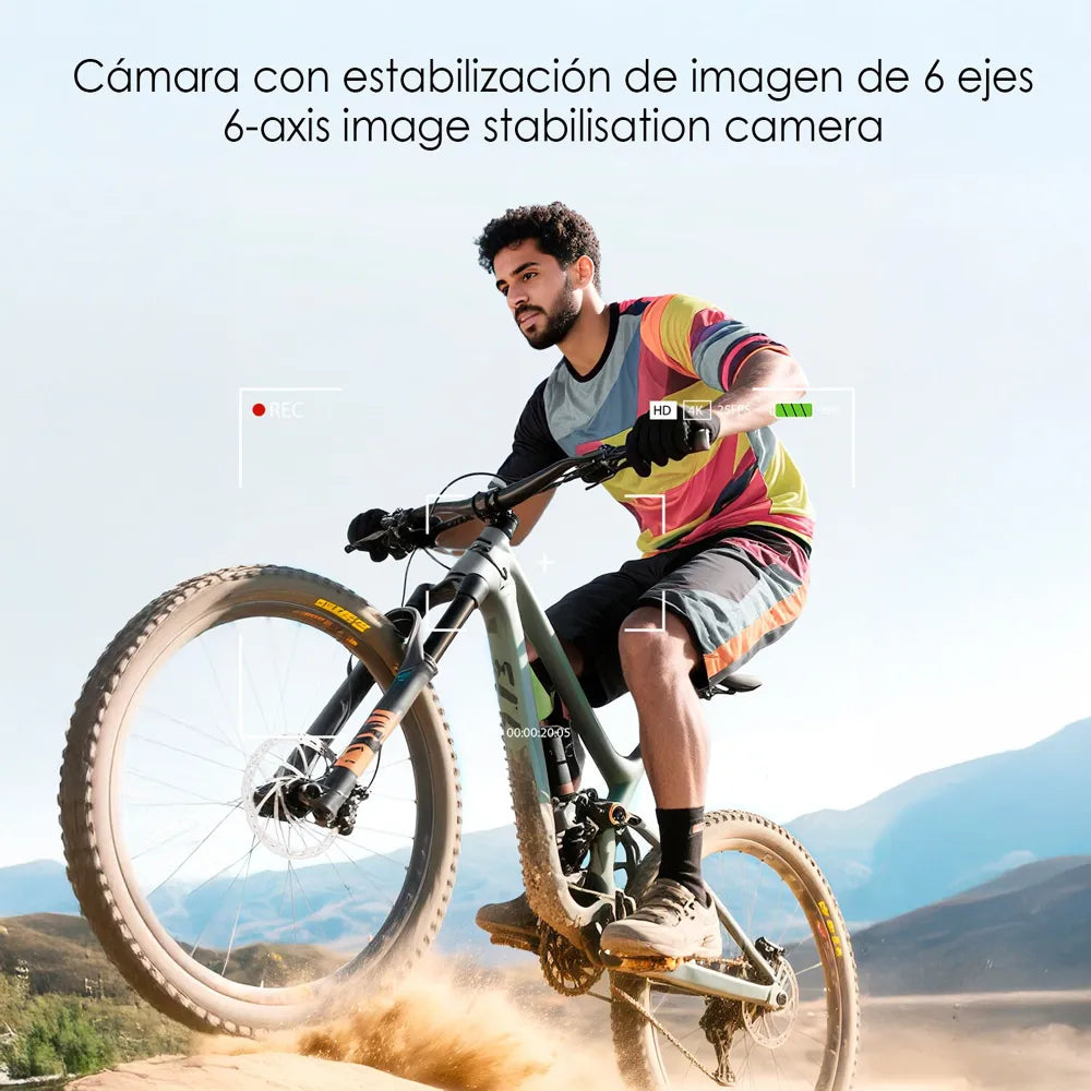 Perfecto. A pGafas Inteligentes Q6 con Lentes Graduadas GRATIS -  con Cámara 8 MP, Traductor IA, Asistente de Voz y Bluetooth - Negro Transparente