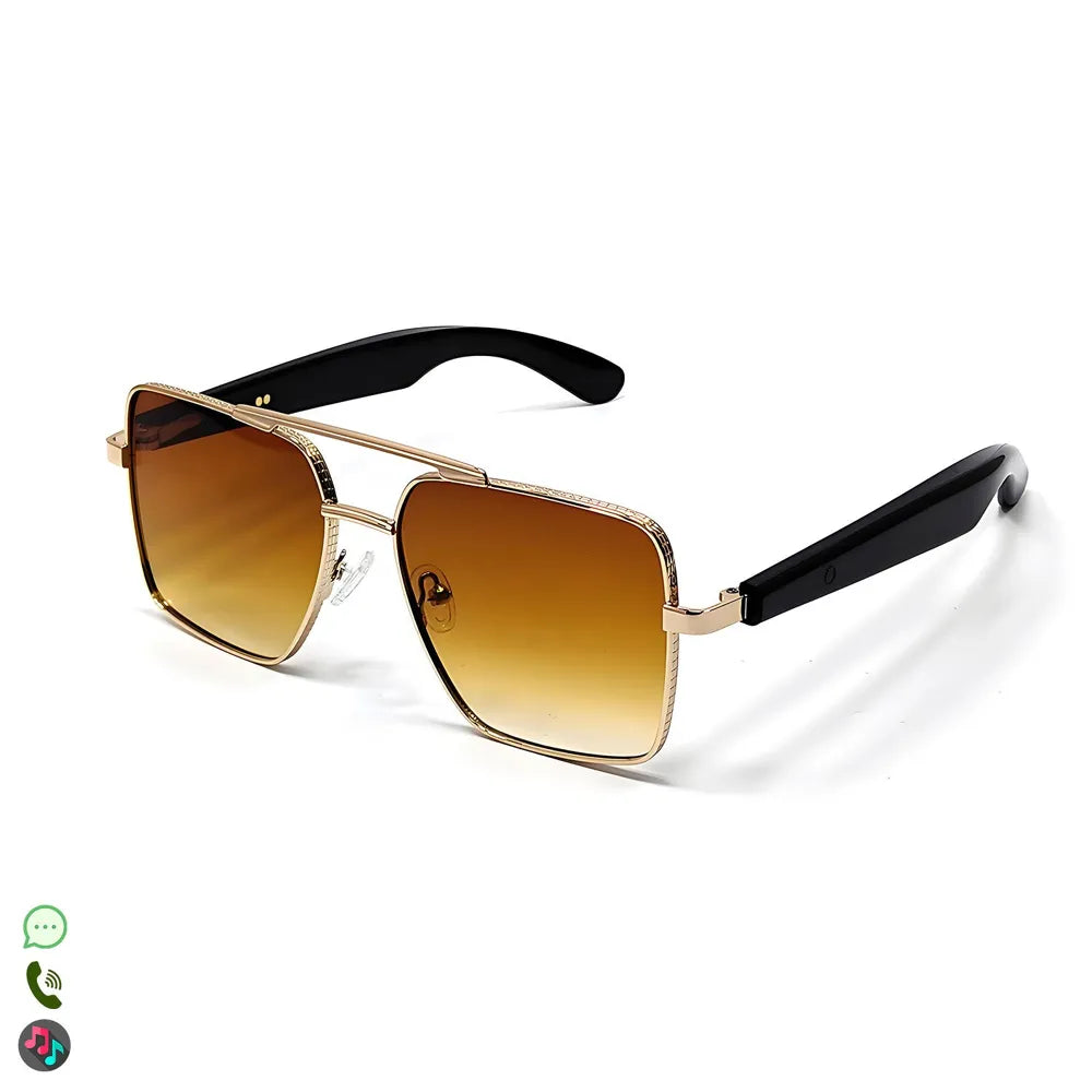 Gafas Inteligentes AI GT-30, con Lentes Graduadas GRATIS -  con Bluetooth, Asistente de Voz, Control Remoto de Cámara y Reproducción de Música