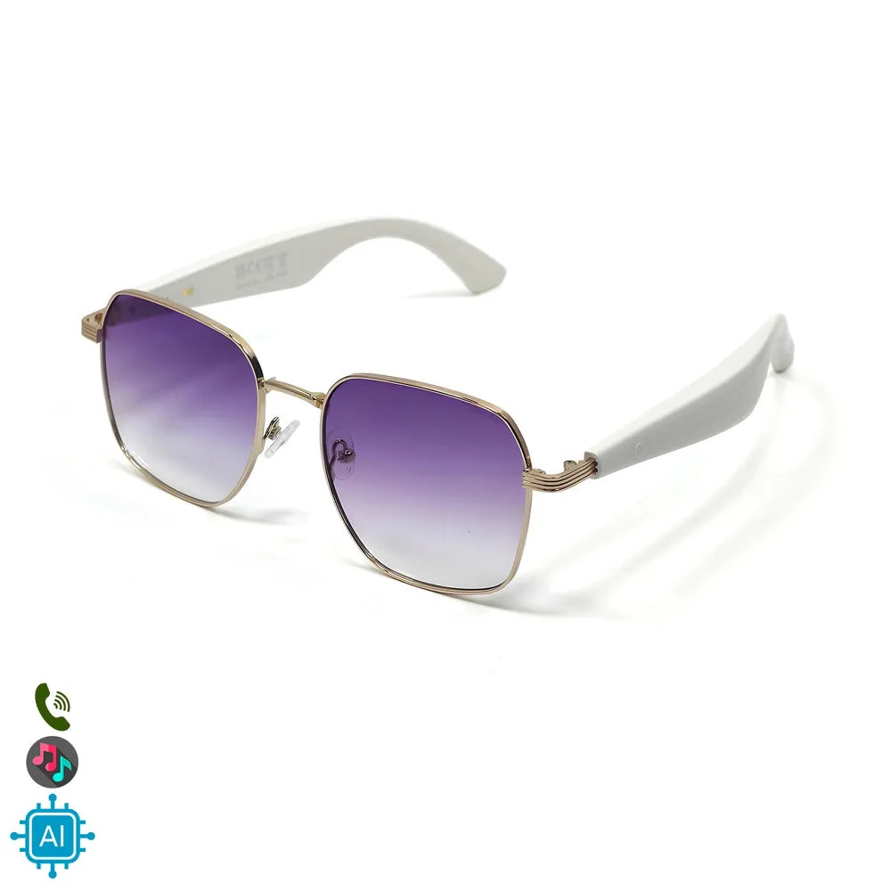 Gafas Inteligentes AI GY-200 con Lentes Graduadas GRATIS - con Traducción Automática en +100 Idiomas, Agente de Inteligencia Artificial, Música Bluetooth y Asistente de Voz