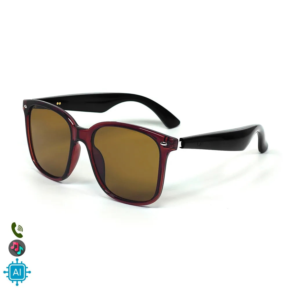 **Gafas Inteligentes AI GY-500 con Lentes Graduadas GRATIS - con Traducción en Más de 100 Idiomas, Asistente Inteligente AI, Notas de Voz, Llamadas Bluetooth y Reproducción de Música