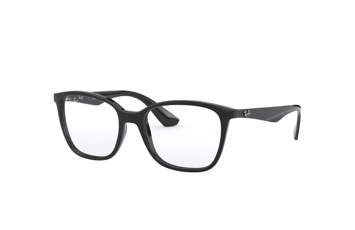 Ray-Ban RB7066-2000 Unisex Gloss Black Square 52mm Lens Optical