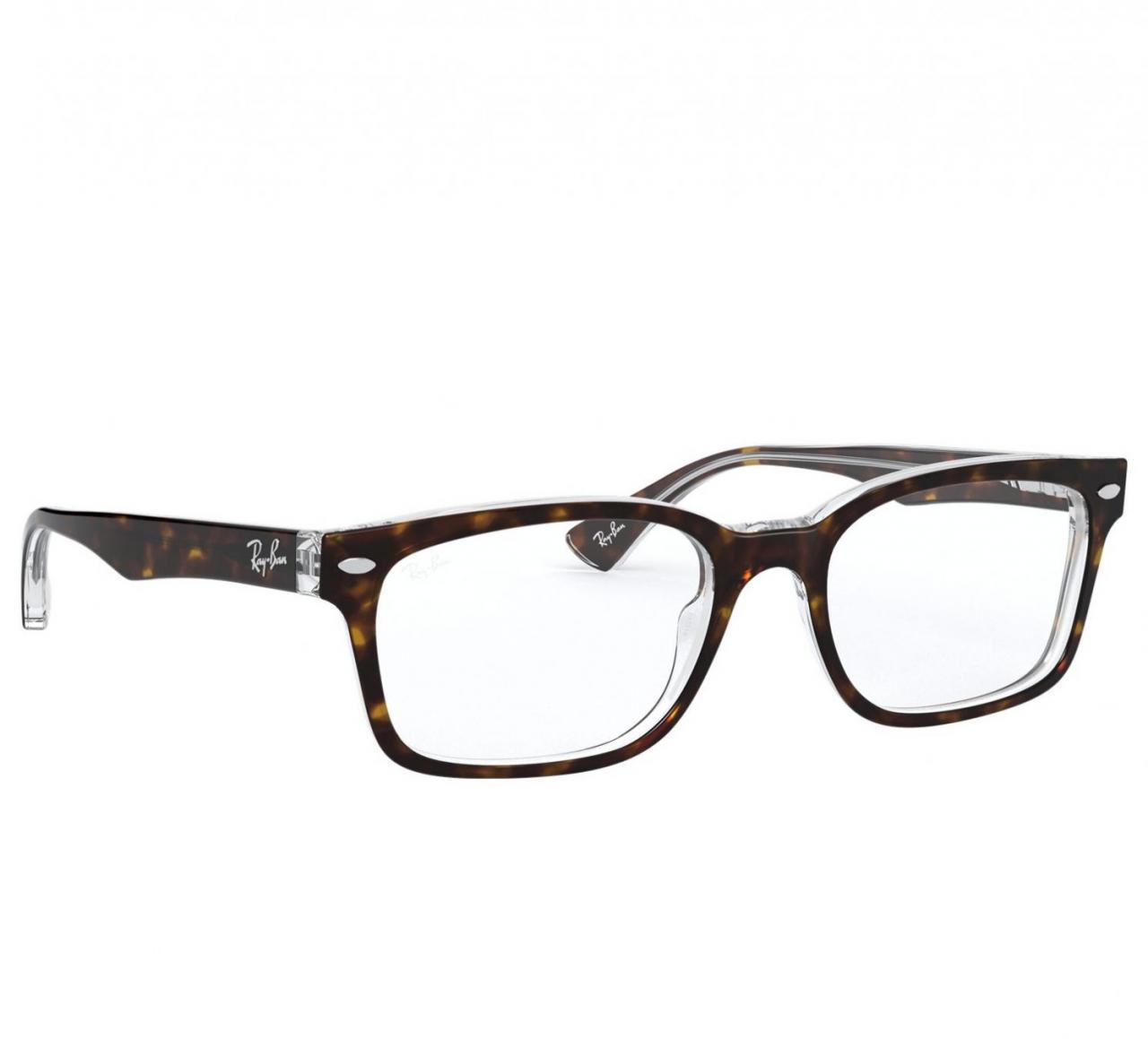 Ray-Ban RB5286-5082 Gloss Tortoise Square Optical 51mm Lens Eyeglasses