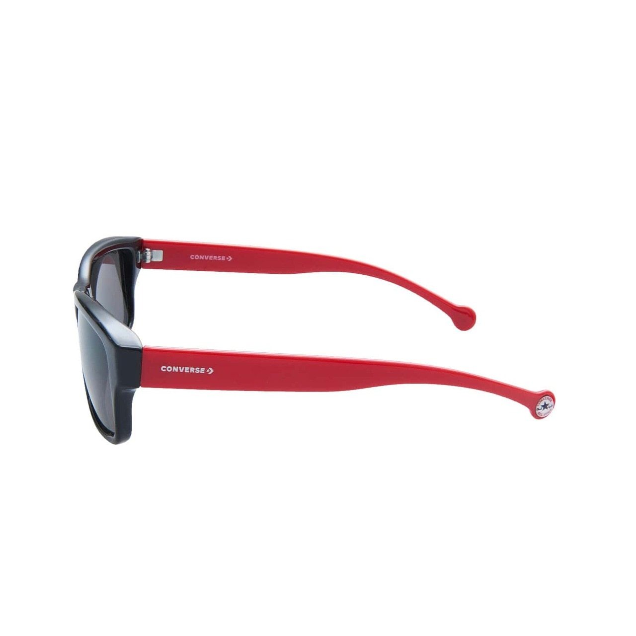 Converse SCO080Q Black Red Rectangular Black Lens Men's Sunglasses