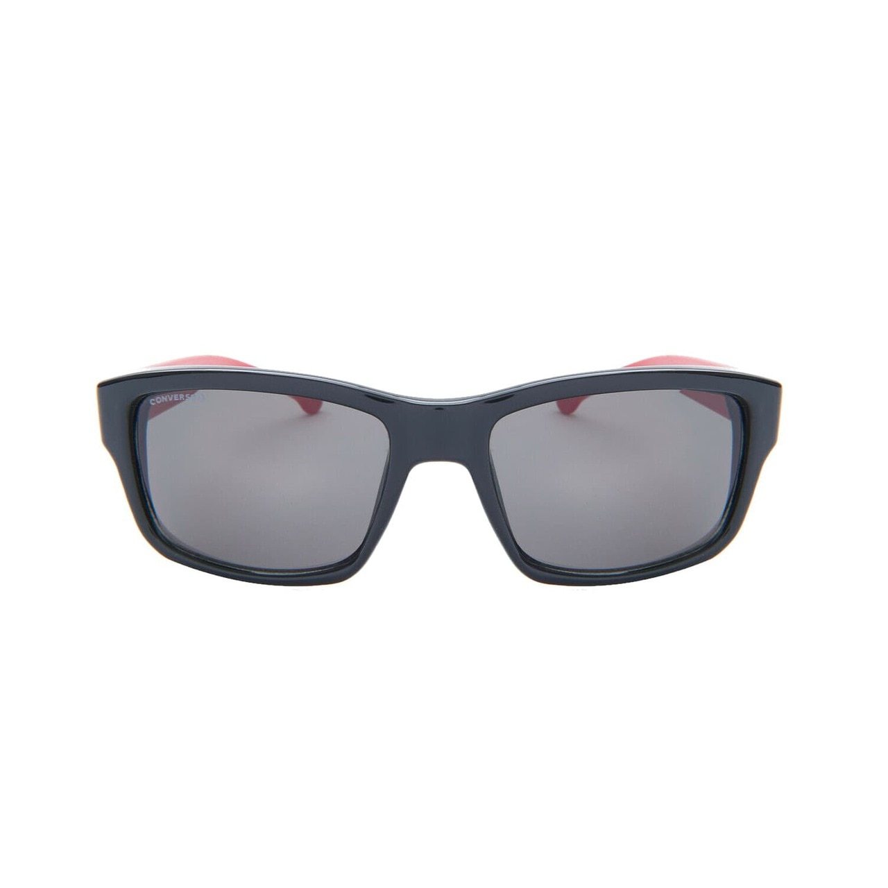 Converse SCO080Q Black Red Rectangular Black Lens Men's Sunglasses