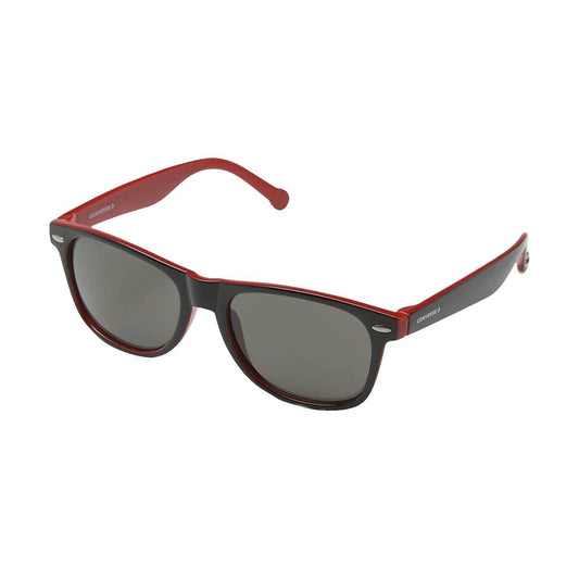 Converse SCO081Q Black Red Square Black Lens Men's Acetate Sunglasses