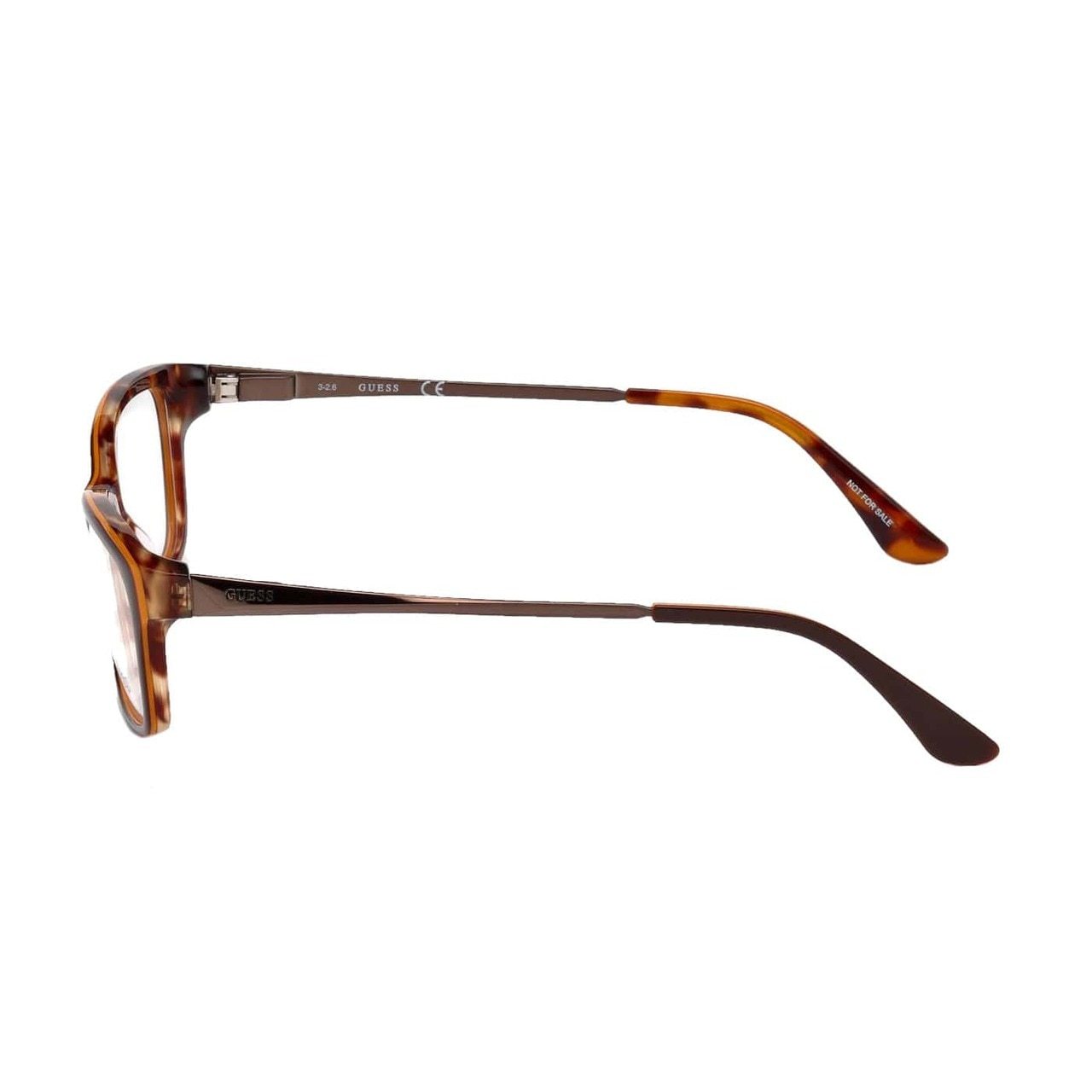 Guess GU-2635-050 Dark Brown Rectangular Women's Acetate Eyeglasses