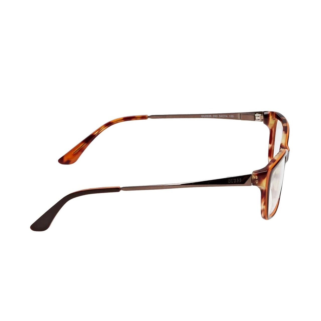 Guess GU-2635-050 Dark Brown Rectangular Women's Acetate Eyeglasses