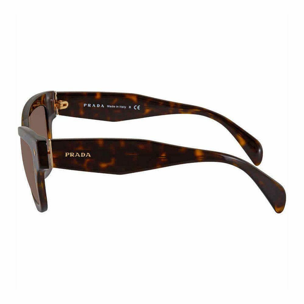 Prada PR29R 2AU3DO Havana Square Gradient Grey Lens Women's Sunglasses