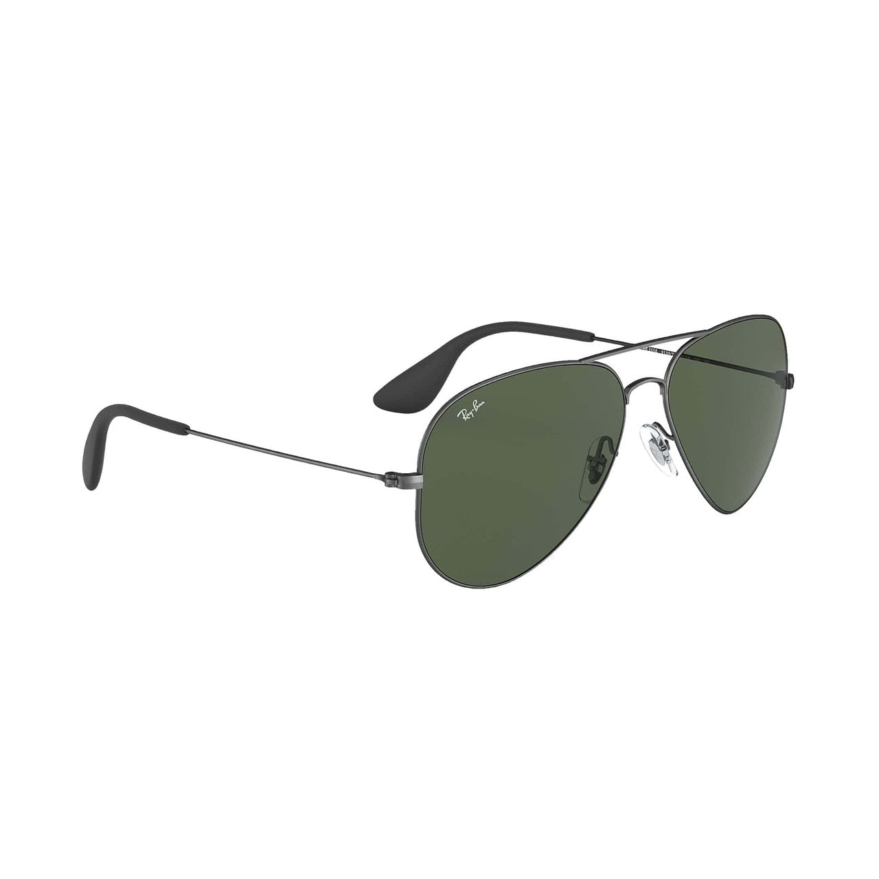 Ray-Ban RB3558-913971 Antique Black Aviator Green Classic Lens Metal