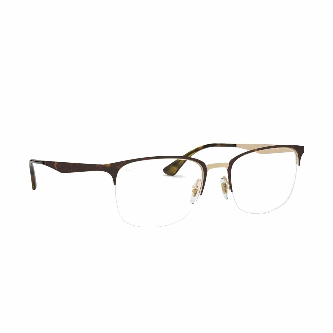 Ray-Ban RB6433-3001 Tortoise Gold Square Women's Metal Eyeglasses