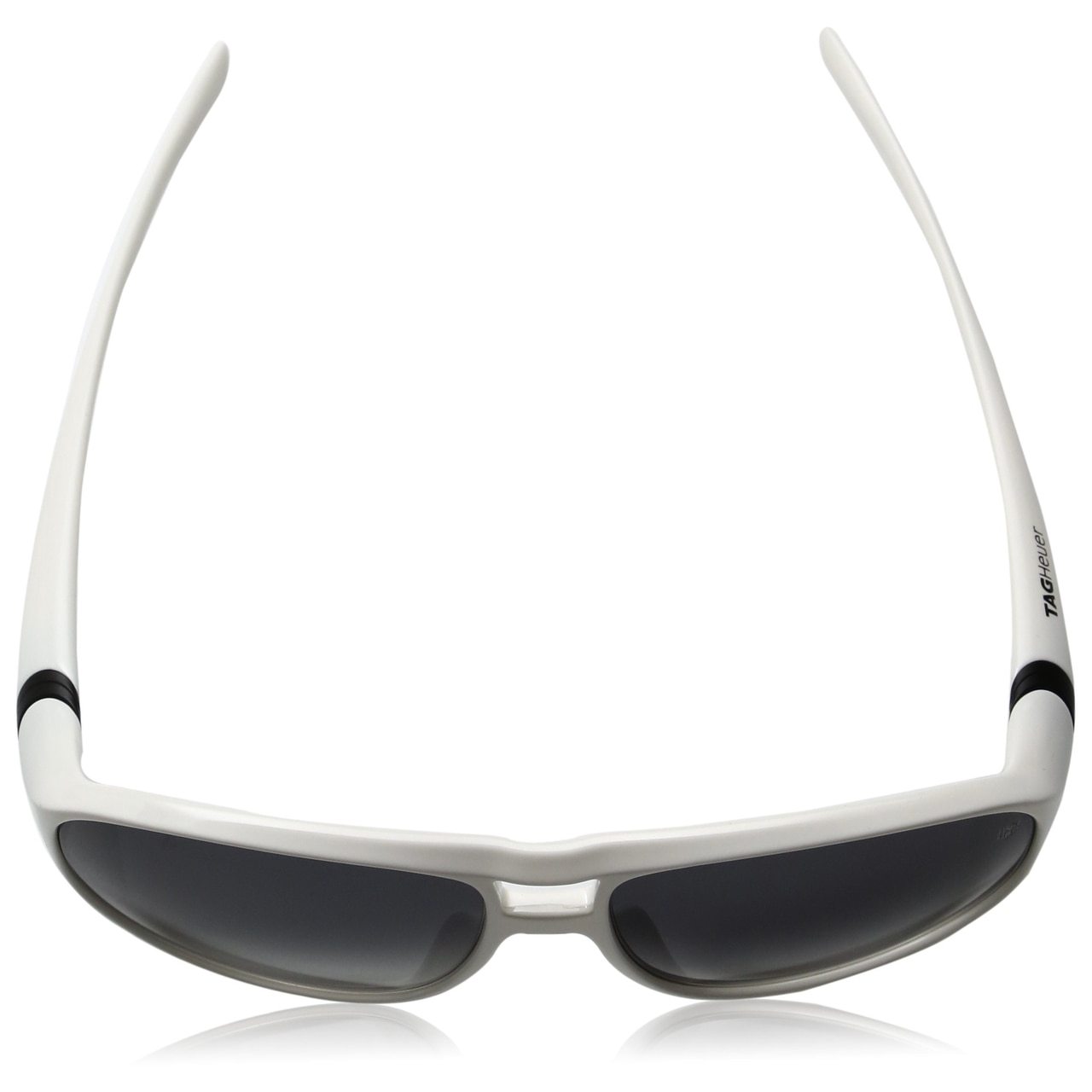 TAG Heuer 27 Degree Urban Shiny White Square Grey Lens Sunglasses