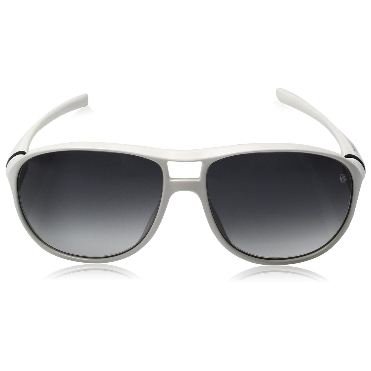 TAG Heuer 27 Degree Urban Shiny White Square Grey Lens Sunglasses