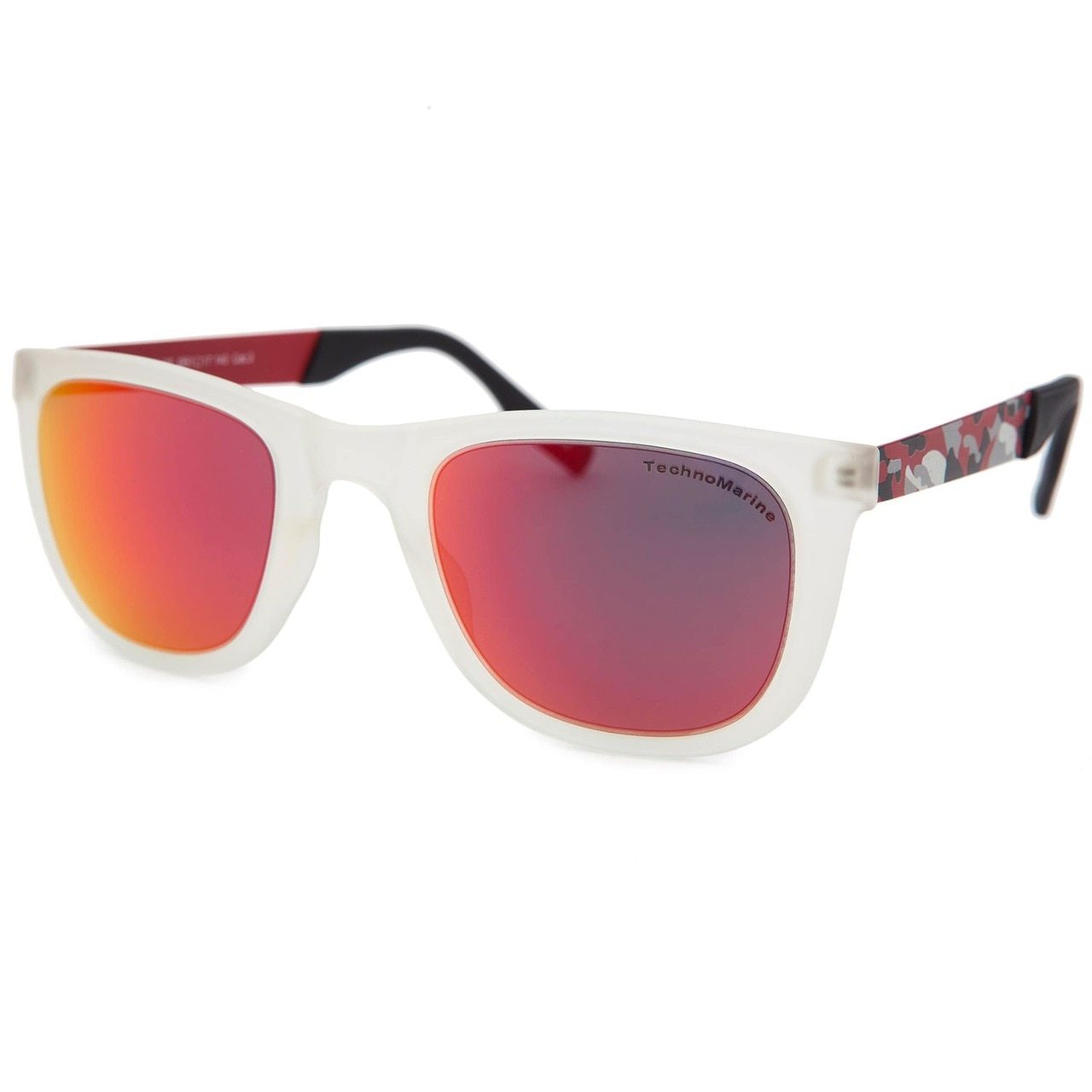 Technomarine Black Reef TMEW001-07 Wayfarer Mirrored Lens Sunglasses -