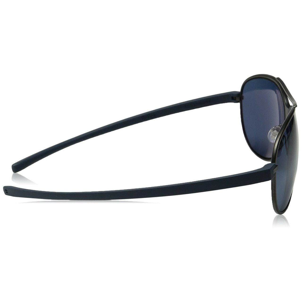 TAG Heuer Mens Reflex 3 3982 404 Lava Black Aviator Blue Polarized