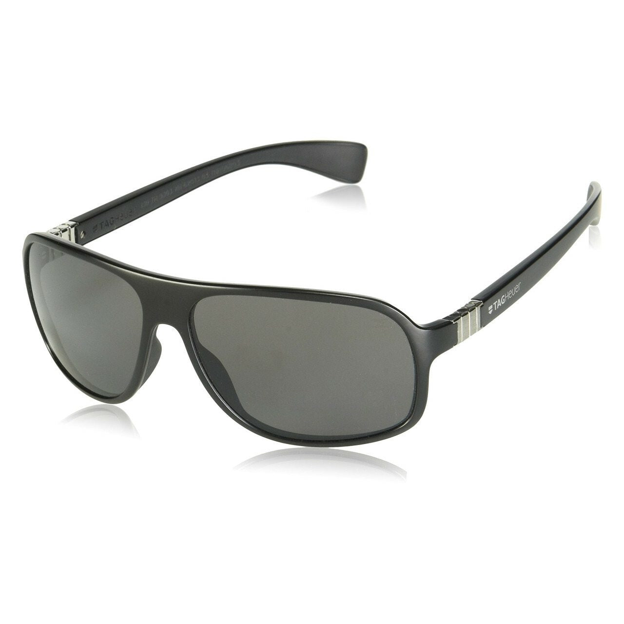 TAG Heuer 9301 101 Legend Grey Lenses with Black Oval Men's Sunglasses