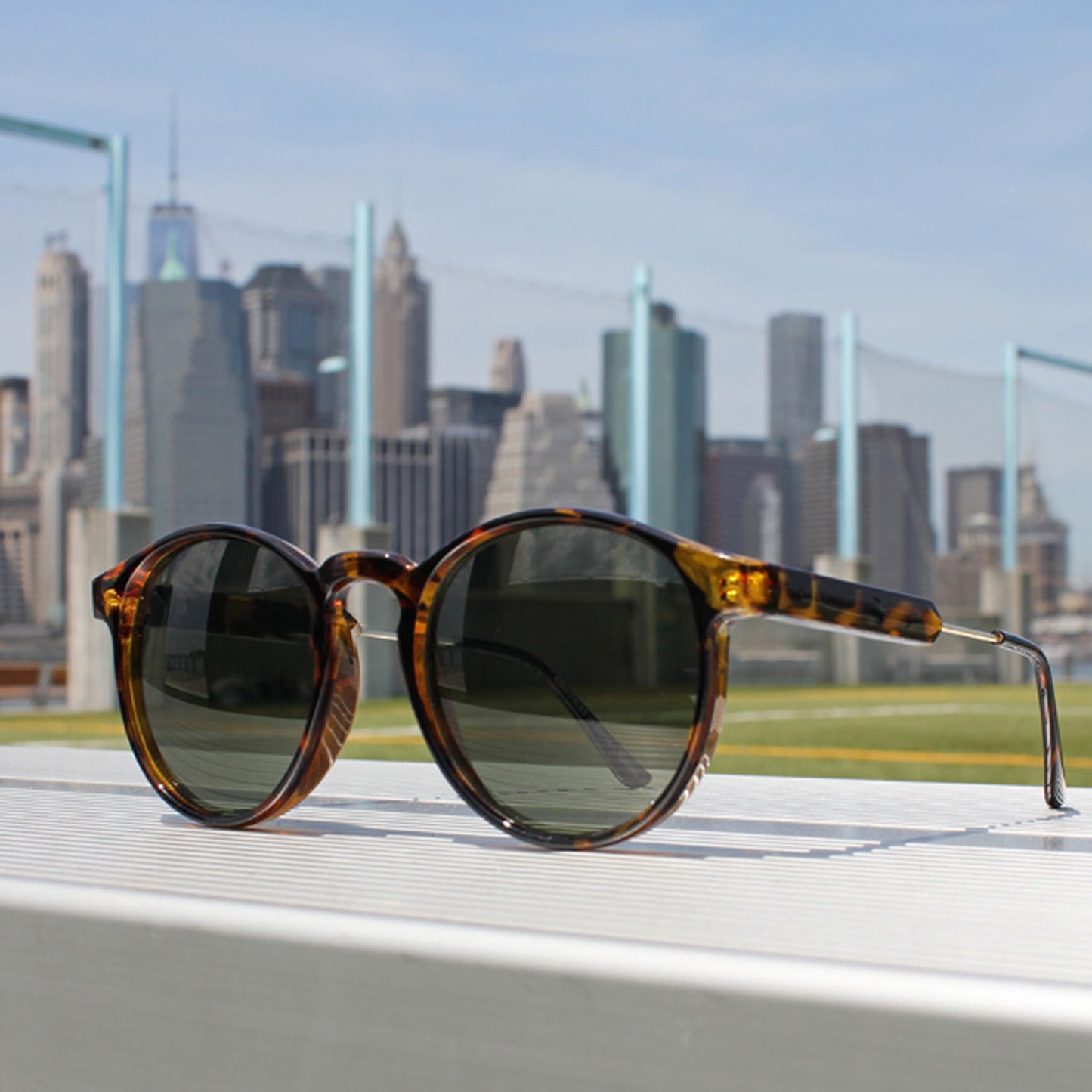 Jase New York Connor Sunglasses in Havana