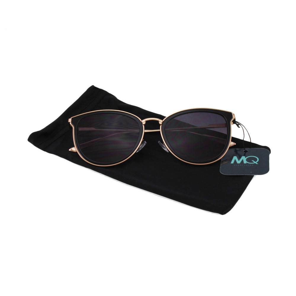 MQ Alina Sunglasses in Black / Smoke