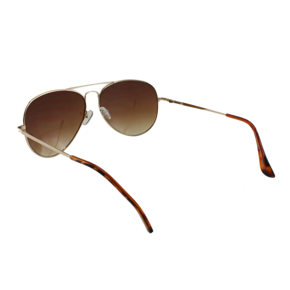 MQ Wright Sunglasses in Gold / Brown