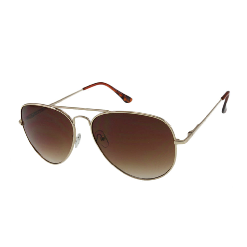 MQ Wright Sunglasses in Gold / Brown